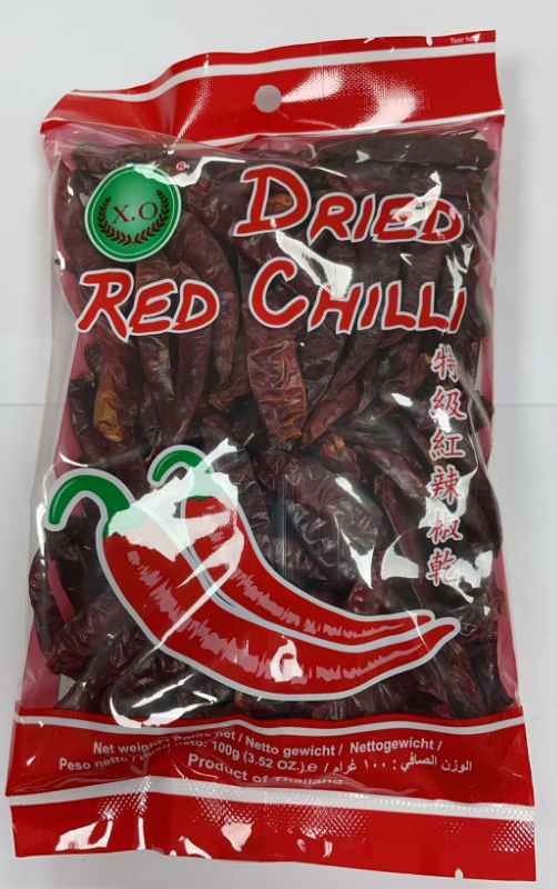 XO Dried Red Chilli 100G
