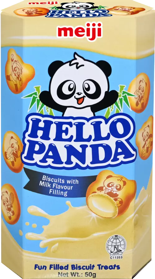 Meiji熊猫饼干牛奶味50g