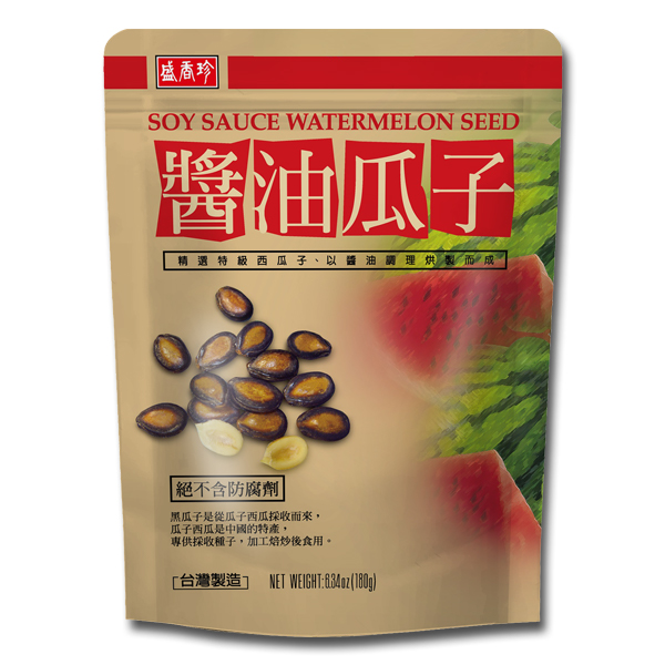 盛香珍酱油瓜子180g