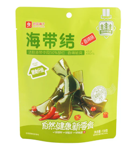 良品铺子海带结-香辣味150g