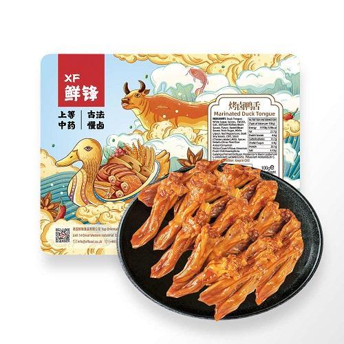 marinated duck tongue