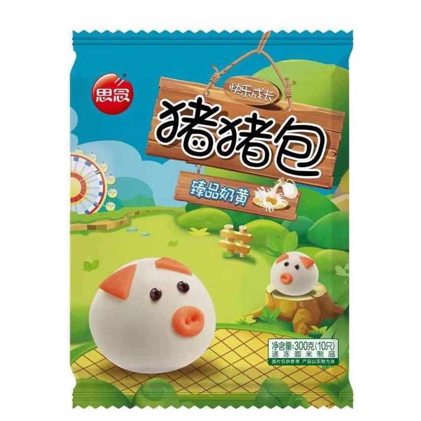 思念猪猪包臻品奶黄300g
