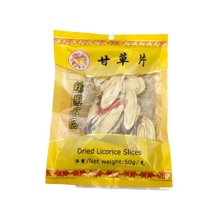 Golden lily Dried licorice slices 50g