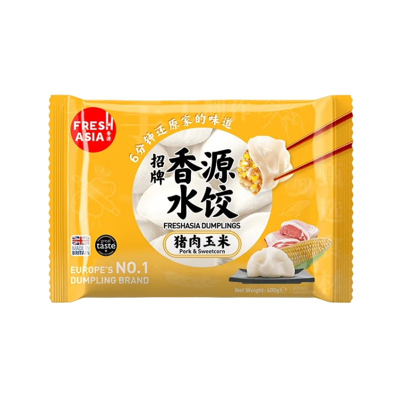 香源猪肉玉米水饺410g 