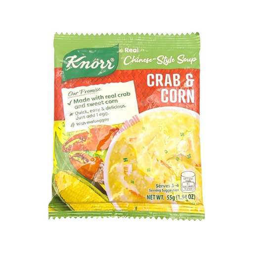 KNORR Crab＆Sweet Corn Soup Mix 