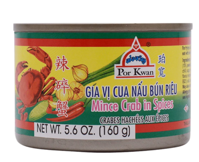 珀宽辣碎蟹160g