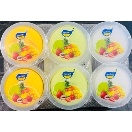 Tenten Nata De Coco Pudding - Assorted