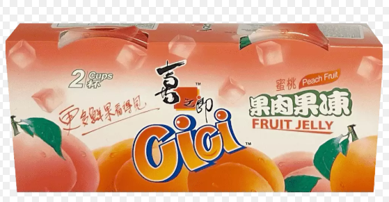 喜之郎果冻蜜桃果肉果冻