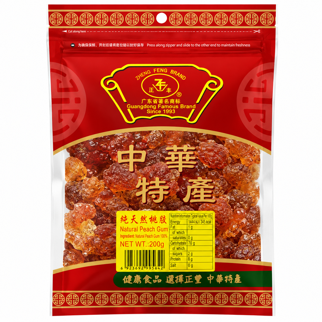 Zheng Feng Natural Peach Gum 200g