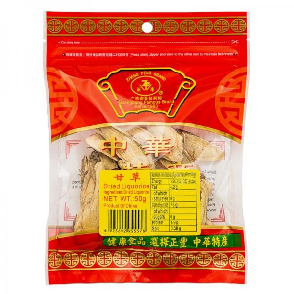 鲜花牌甘草50g