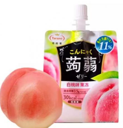 TARAMI (JP) Konnyaku Jelly Peach Flavor 150G