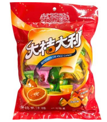 HUA LI SHA mandarin or ange candy 250g