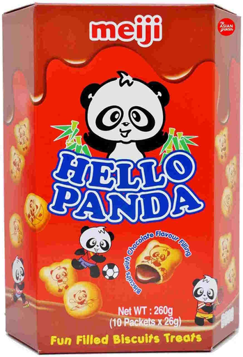 Meiji熊猫饼干巧克力味260g