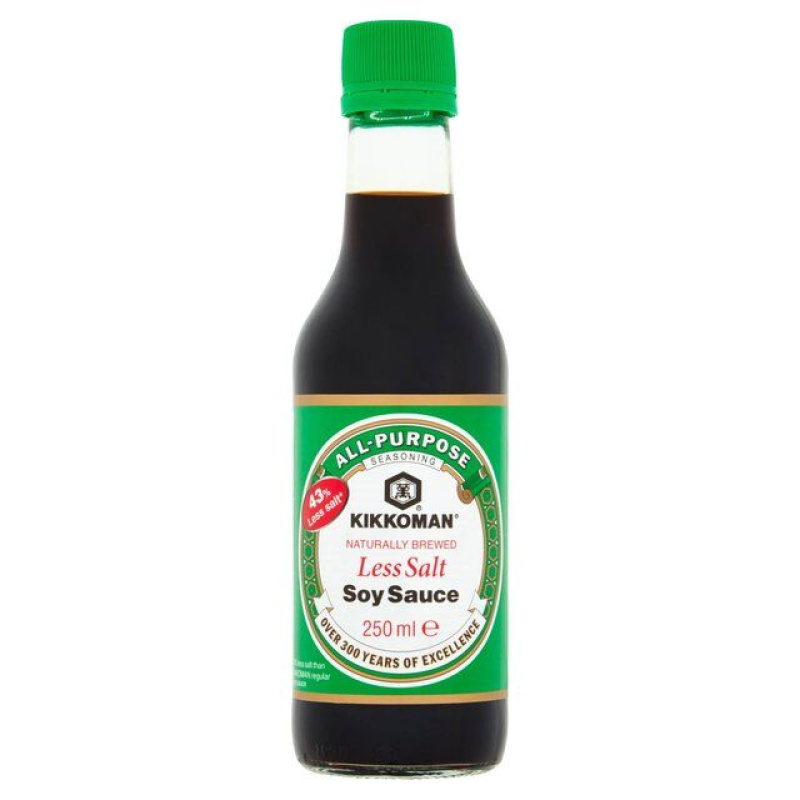 Kikkoman Less Salt Soy Sauce 250ml