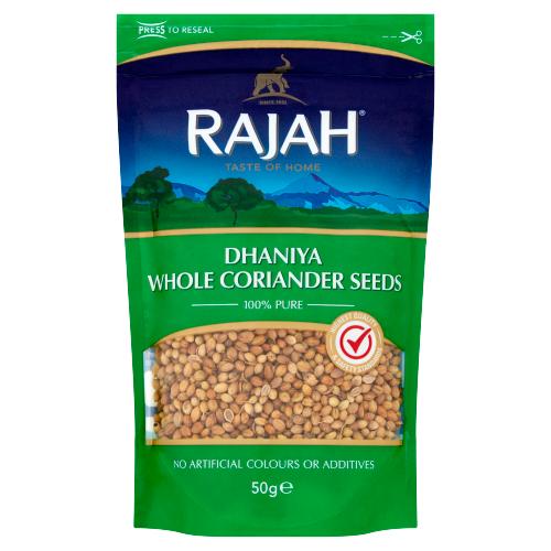Rajah Dhaniya Whole Coriander Seeds 50g