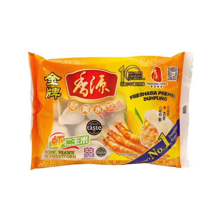 F&A Pork Prawn＆Sweetcorn Dumplings 410g 