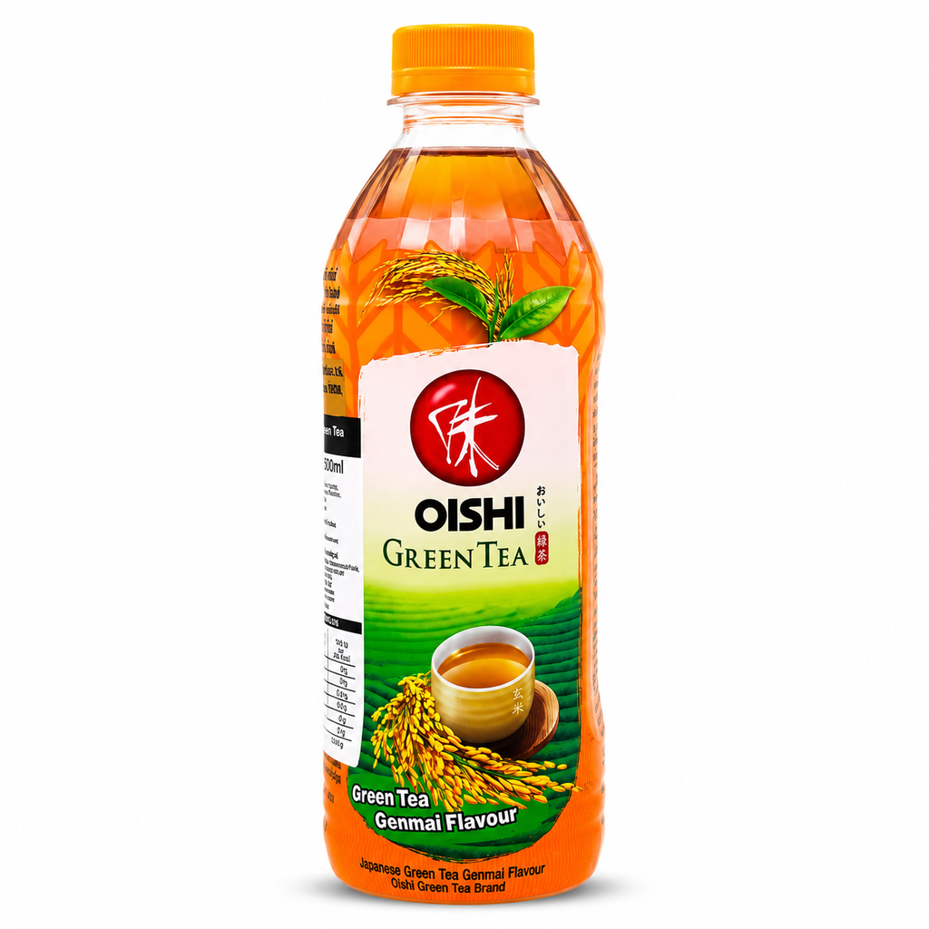 Oishi Japanese Green Tea Genmai Flavour 500ml