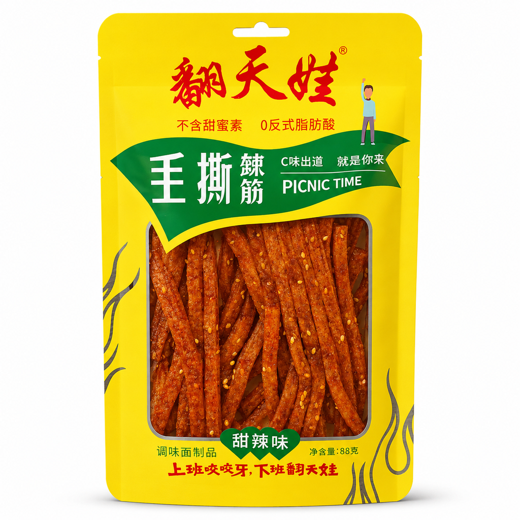 翻天娃主角辣筋甜辣味 88g