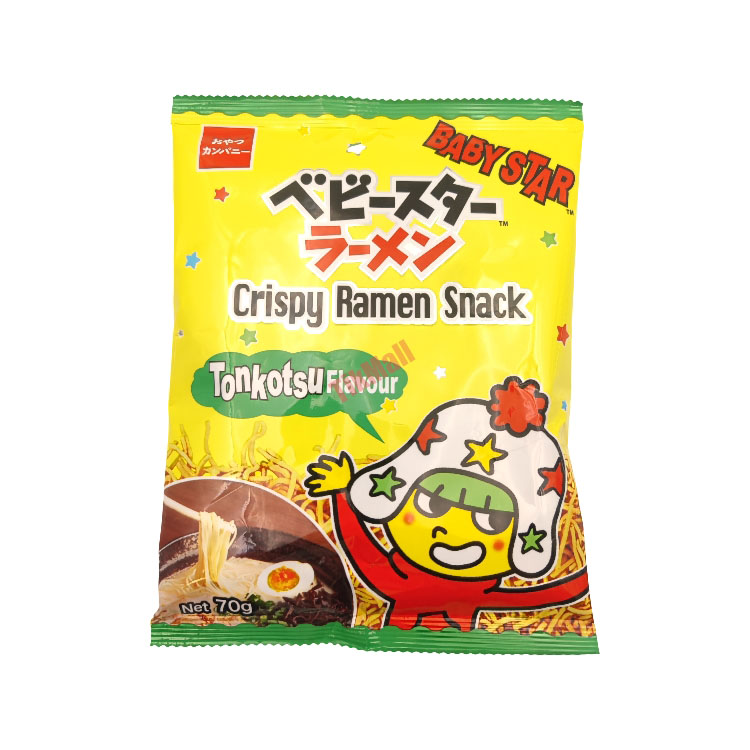 Baby Star Crispy Ramen Snack-Tonkotsu(Thin)