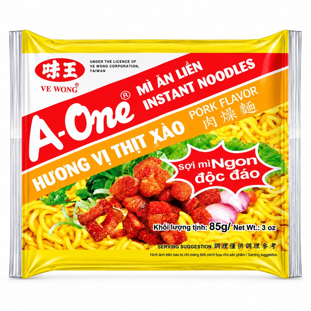 味王猪肉味即食面85g