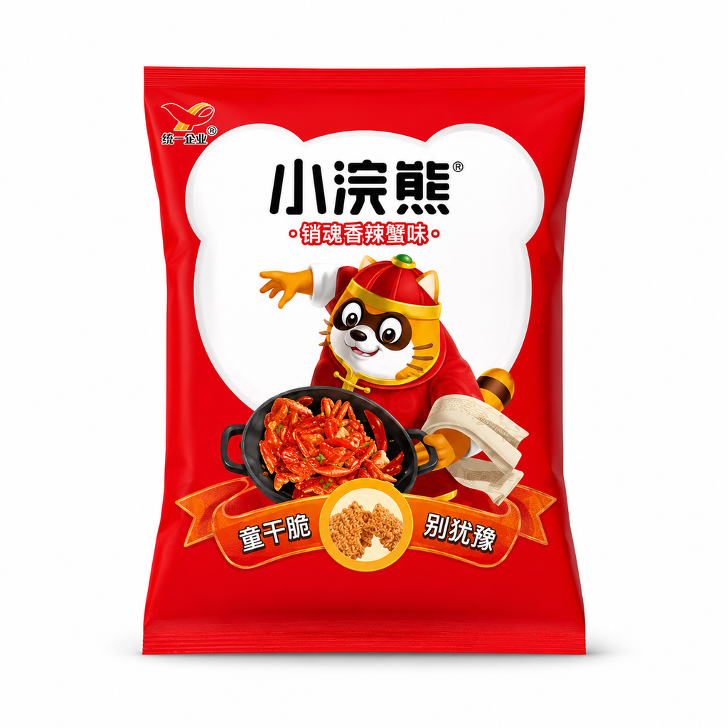 小浣熊干脆面香辣蟹35g