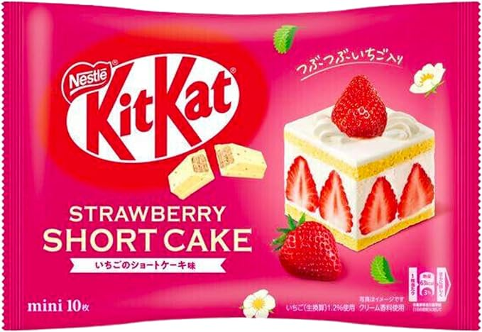雀巢迷你KitKat草莓脆饼限定口味116g