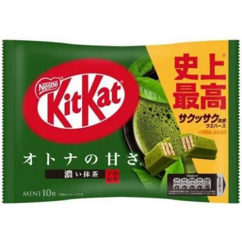 雀巢迷你KitKat特浓双倍抹茶口味113g