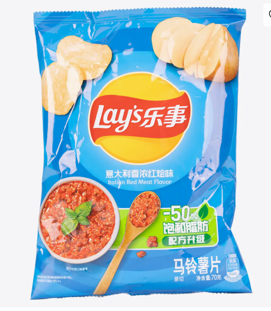 乐事意大利香浓红烩味70g