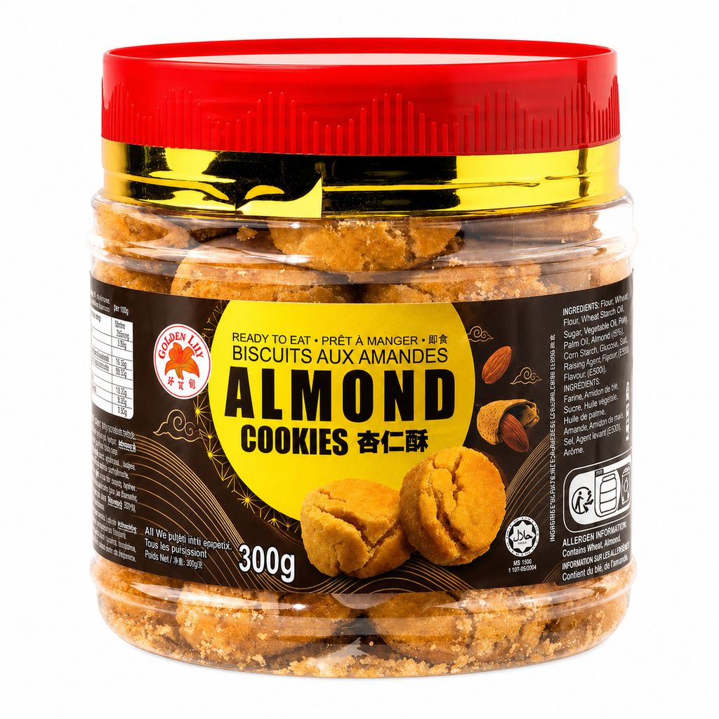 Golden Lily Almond Cookies 300g