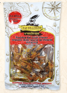 Nai Pramong烤鳗鱼片辣味40g