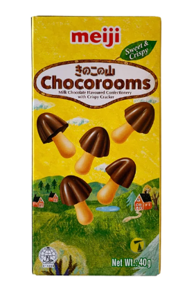 Meiji Chocorooms Milk Chocolate Flav 40g