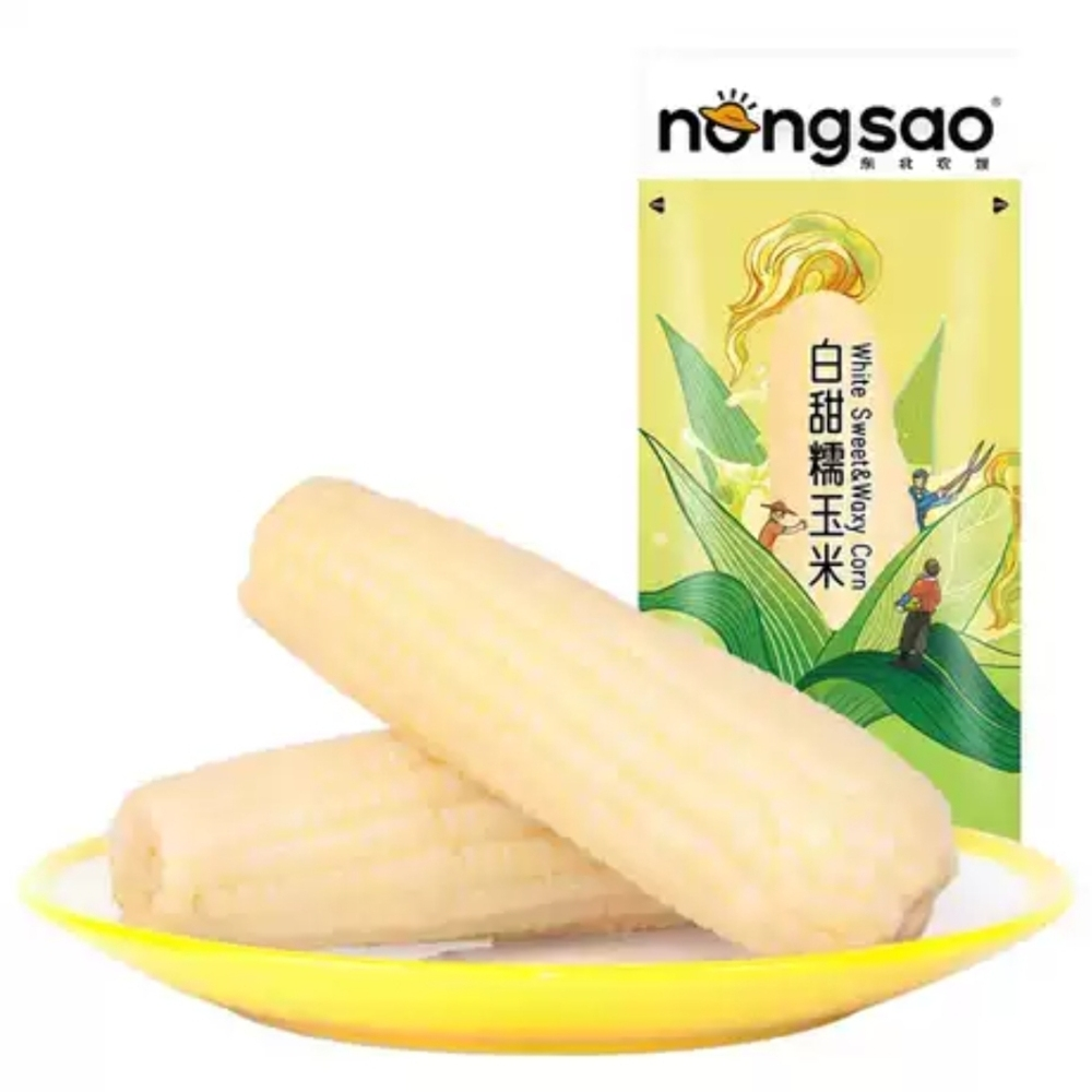 Nong Sao Sweet & Waxy Corn-White 220g