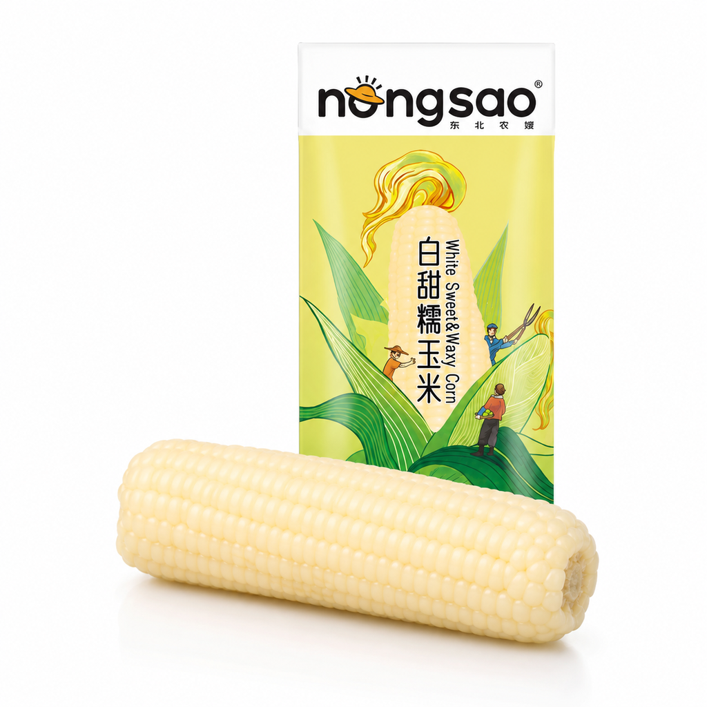 Nong Sao White Waxy Corn 220g