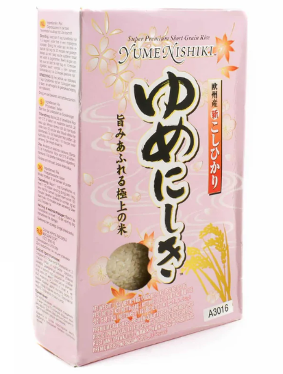 YUMENISHIKI SHORT GRAIN RICE 1KG