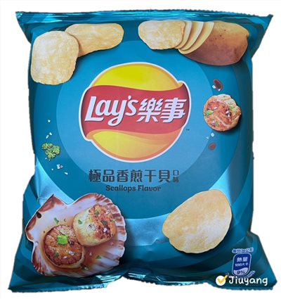 乐事极品香煎干贝薯片34g