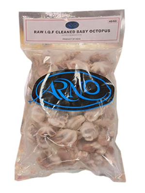 Arno Raw I.Q.F Baby Octopus (20-40) 1kg