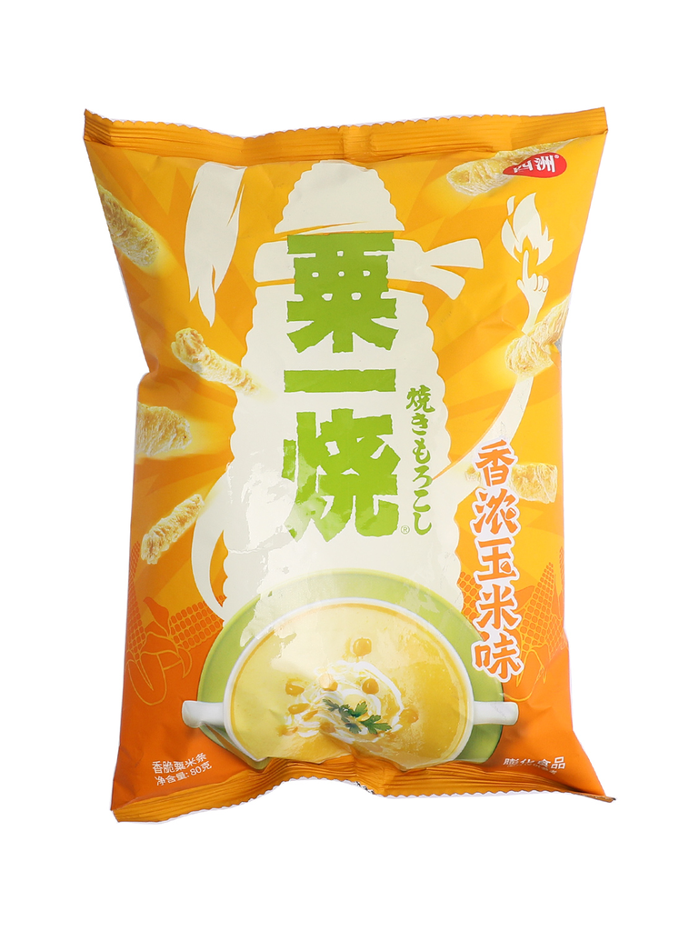 Four Seas四洲粟一烧香脆粟米条香浓玉米味80g