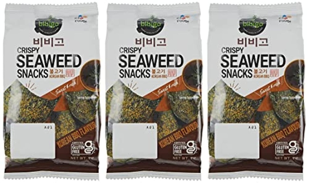 CJ韩国海苔三连包烧烤味15G