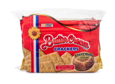 BUTTER CREAM Brand Cheese(Ensaymada) Flavoured Crackers 250g