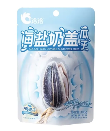 洽洽海盐奶盖瓜子108G
