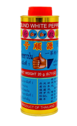 手标源顺号白胡椒粉20g