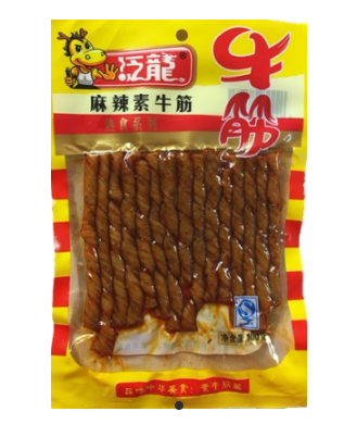 泛龙麻辣素牛筋100G