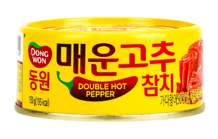 DONGWON韩国双倍辣金枪鱼罐头150G