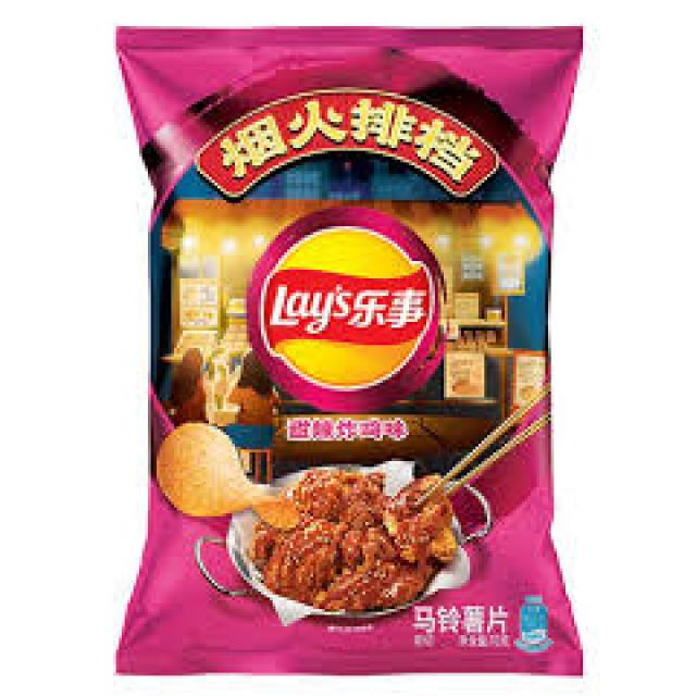 LAY'S chips SWEET AND SPICY CHICKEN FLAVOUR 70g