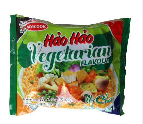 ACECOOK HAOHAO VEGETARIAN NOODLES 75G