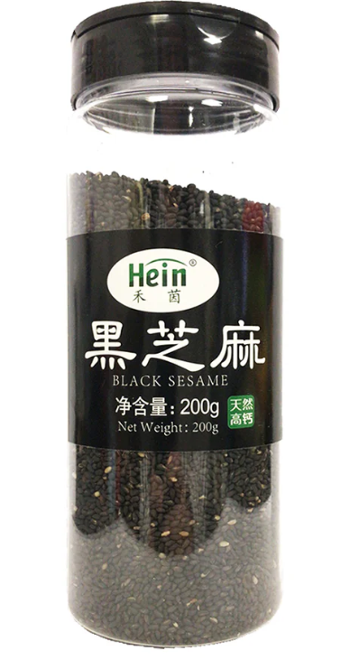 HY Brand Roasted Black Sesame Seeds 200g