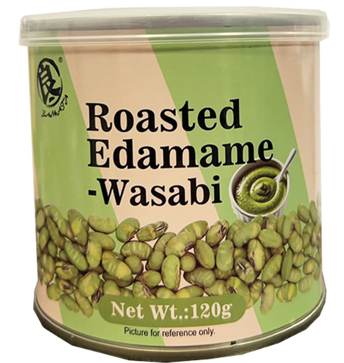 L Brand Roasted Edamame Wasabi 120g