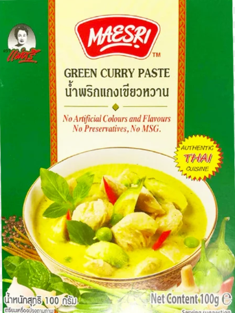 MAESRI Green Curry Paste 100G