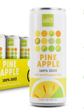 ALO Pineapple Juice With Pulp 320ML