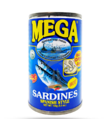 MEGA Brand Spanish Style Sardines in Oil 155G